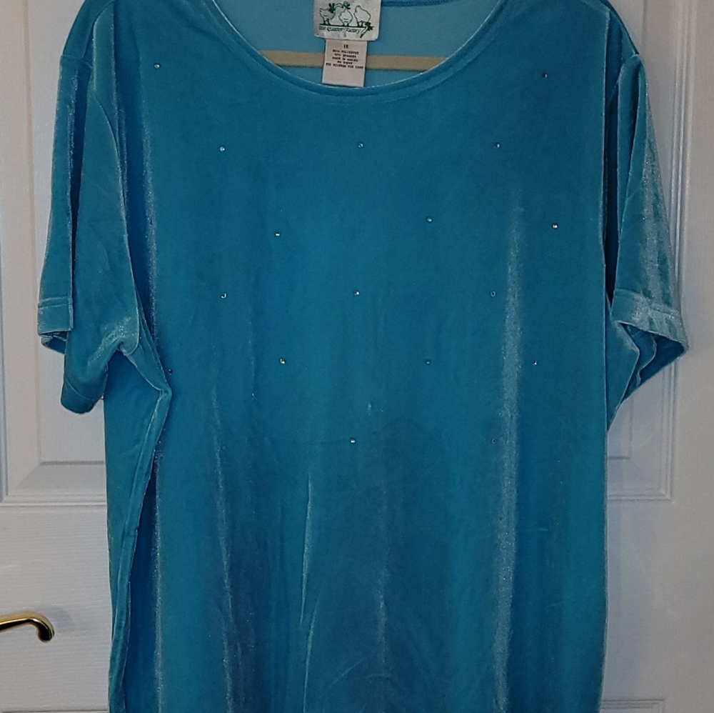 QUACKER FACTORY VELVET TOP